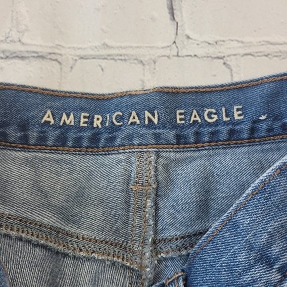the Lowest price American Eagle woman´s blue distressed mom jeans size 2 Regular FyKwgbEL7 Store Online