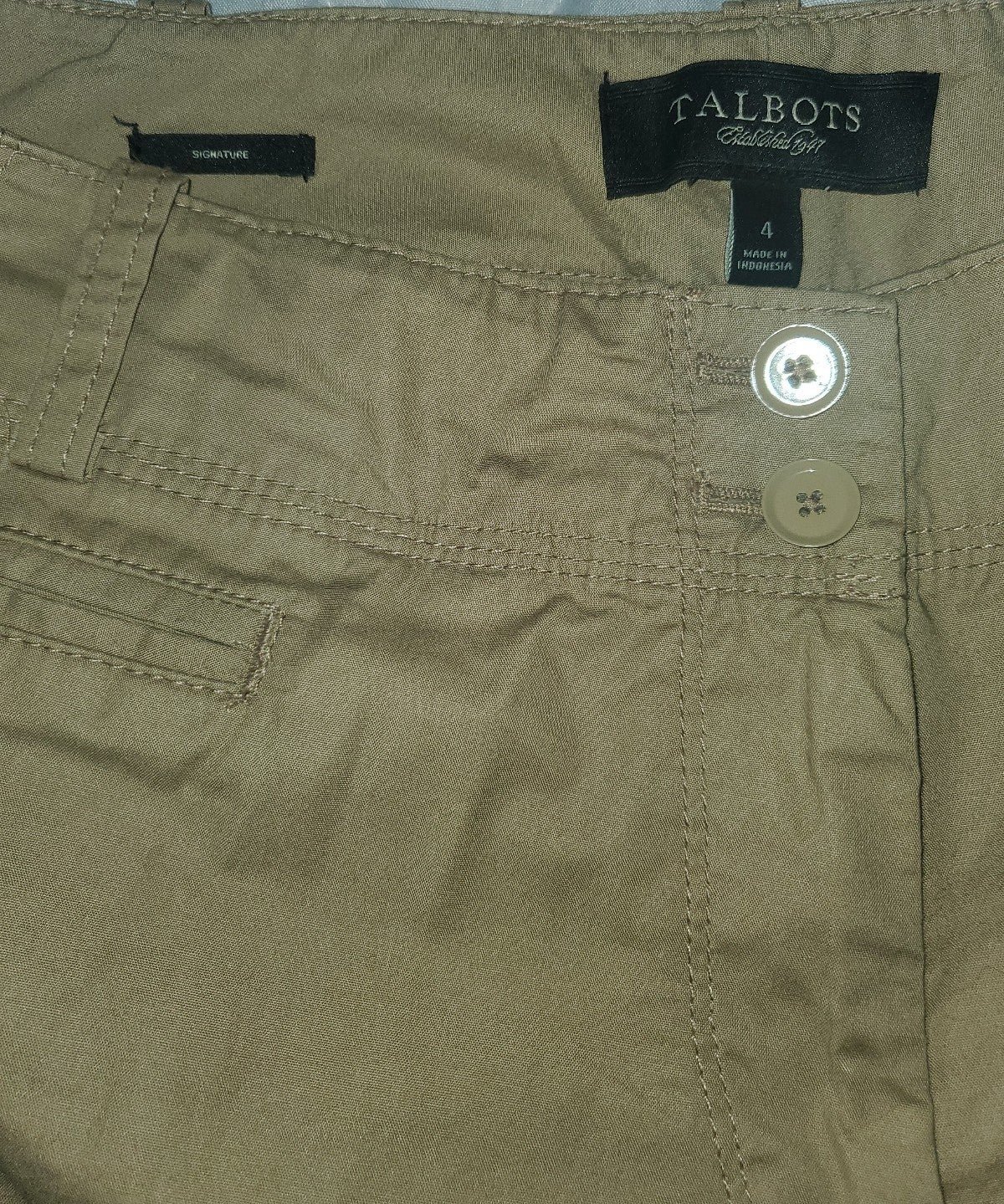 Amazing Talbots Signature Khaki Pants size 4 FxBO7KdCm Factory Price