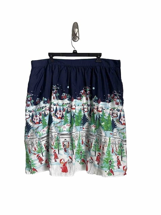 Latest  Modcloth Charming Cotton Skirt Winter Wonderlan