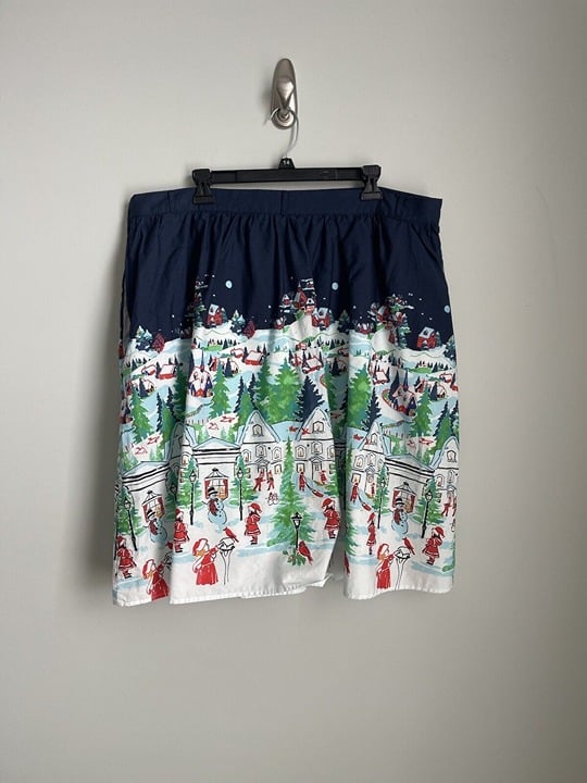 Latest  Modcloth Charming Cotton Skirt Winter Wonderland Pockets Women´s LDTTuFpYV Outlet Store
