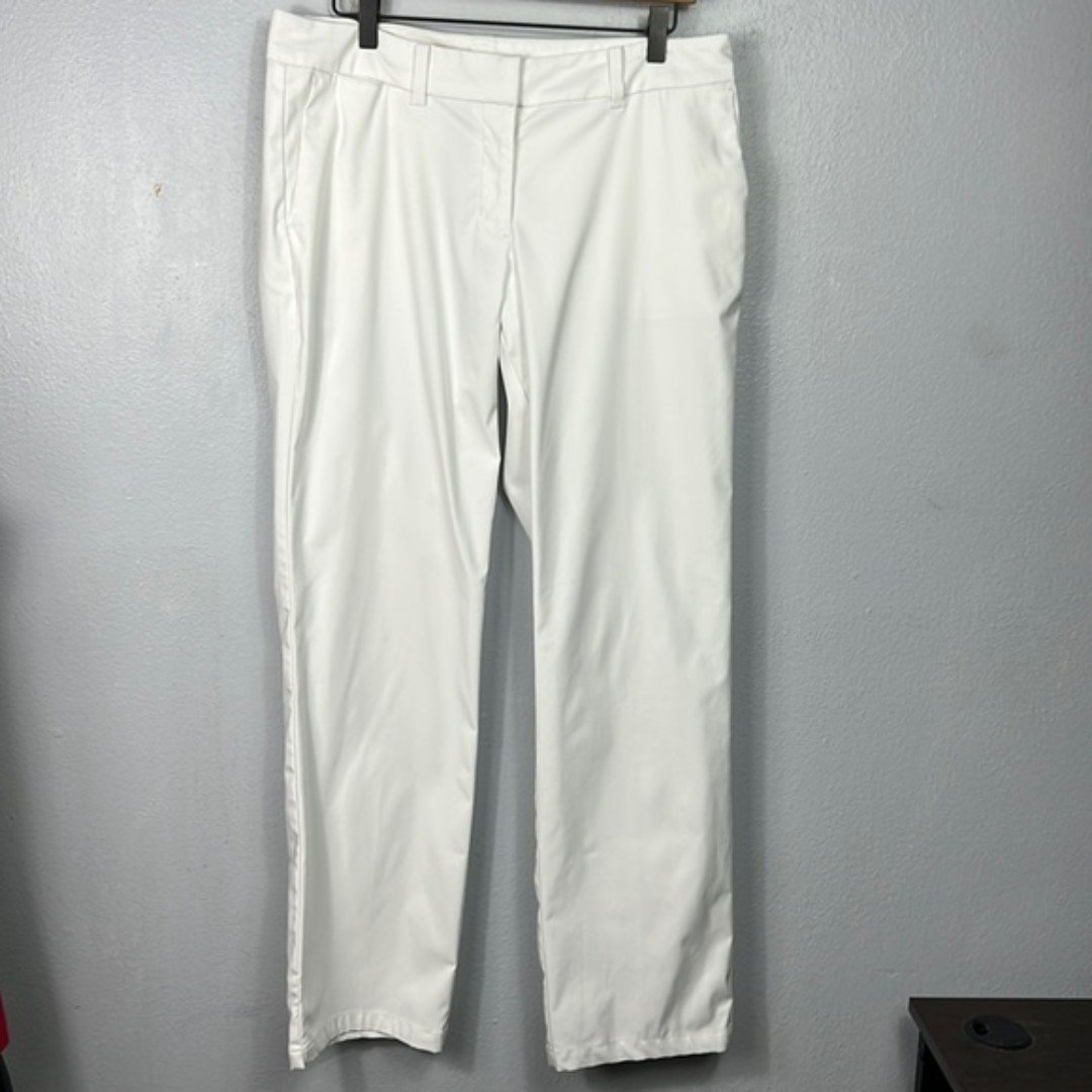 The Best Seller Nike Golf Dri-Fit White Flat Front Pant