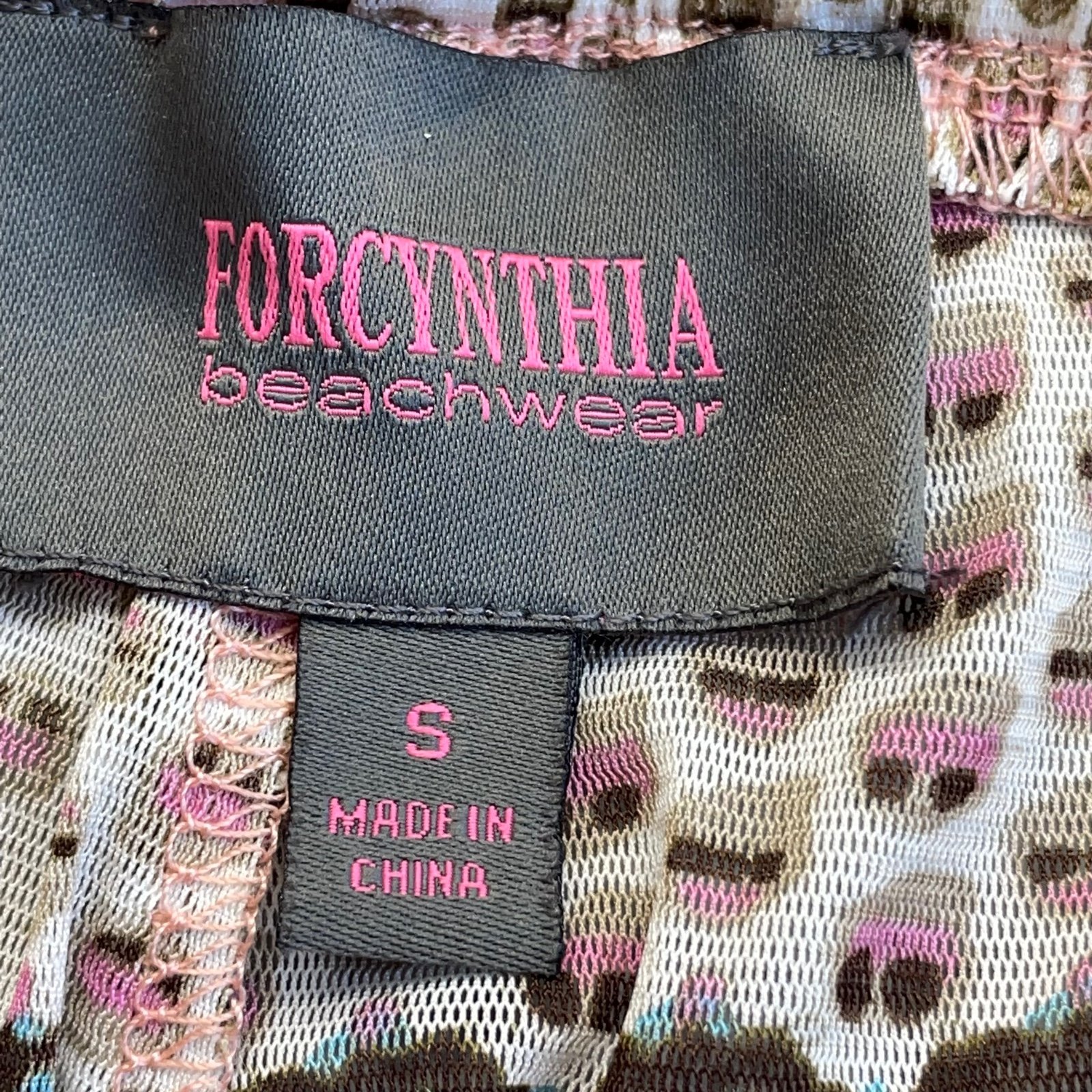 large discount FORCYNTHIA Beachwear swim cover-up short women´s S Paisley,Crochet,pull on OG8SYO2Kg best sale
