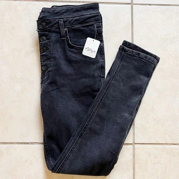 Special offer  NWT Free People Black Skinny Jeans - High Rise InUzryriF on sale