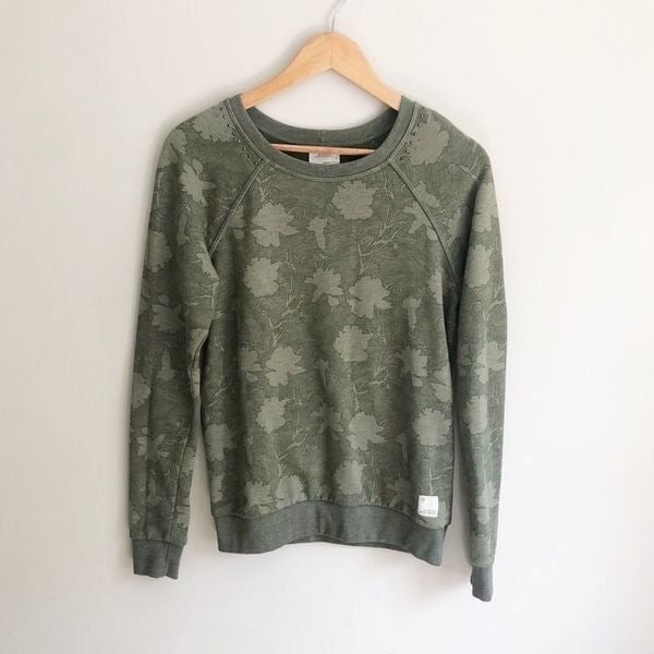 Elegant Maaji Sleek French Terry Crewneck Sweatshirt Olive Green Size Small iFtZ2B0q5 online store
