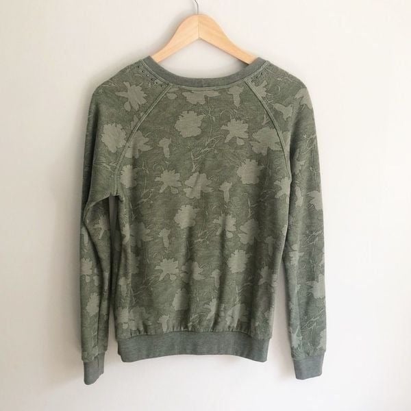Elegant Maaji Sleek French Terry Crewneck Sweatshirt Olive Green Size Small iFtZ2B0q5 online store