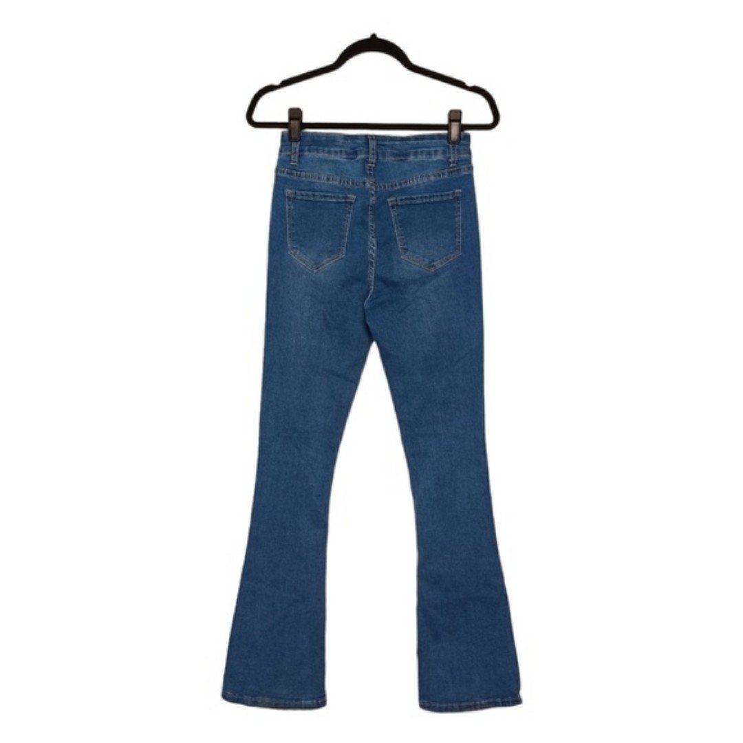 Simple LEV JEANS High Waisted Flare Hem Medium Blue Jeans 7 pIKjhNz4R Fashion