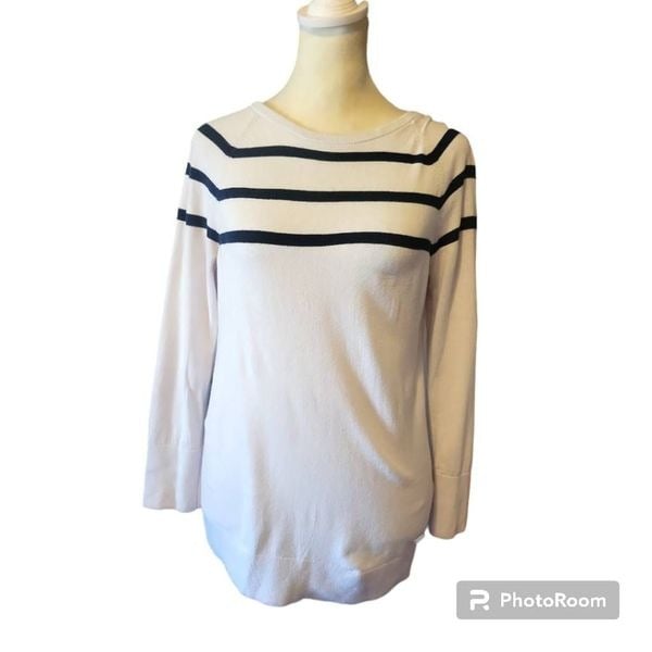 Classic Nautica Women´s Size Small Striped Cotton 