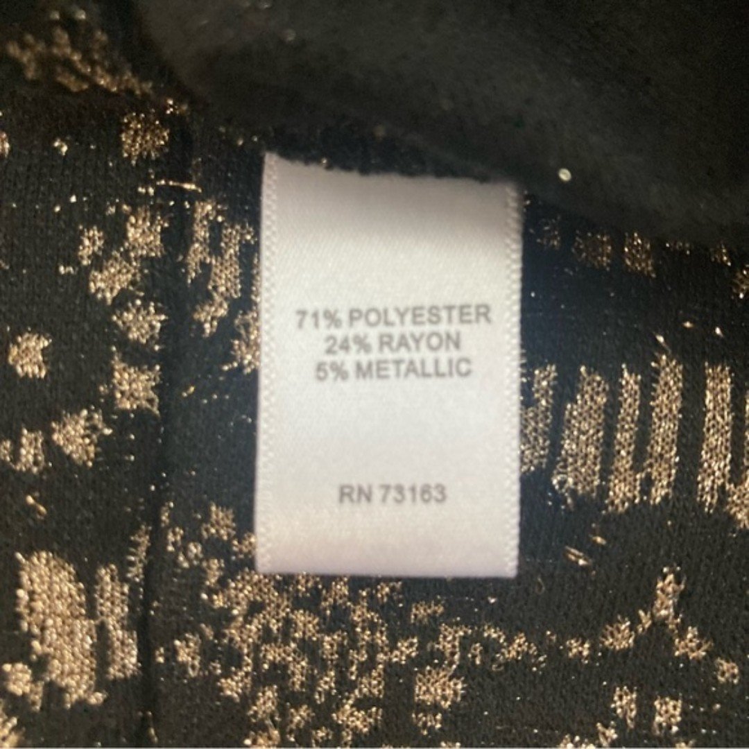 Authentic Melissa Paige Lace Metallic Exposed Zipper Skirt Size 6 KE9mLUgNd Zero Profit 