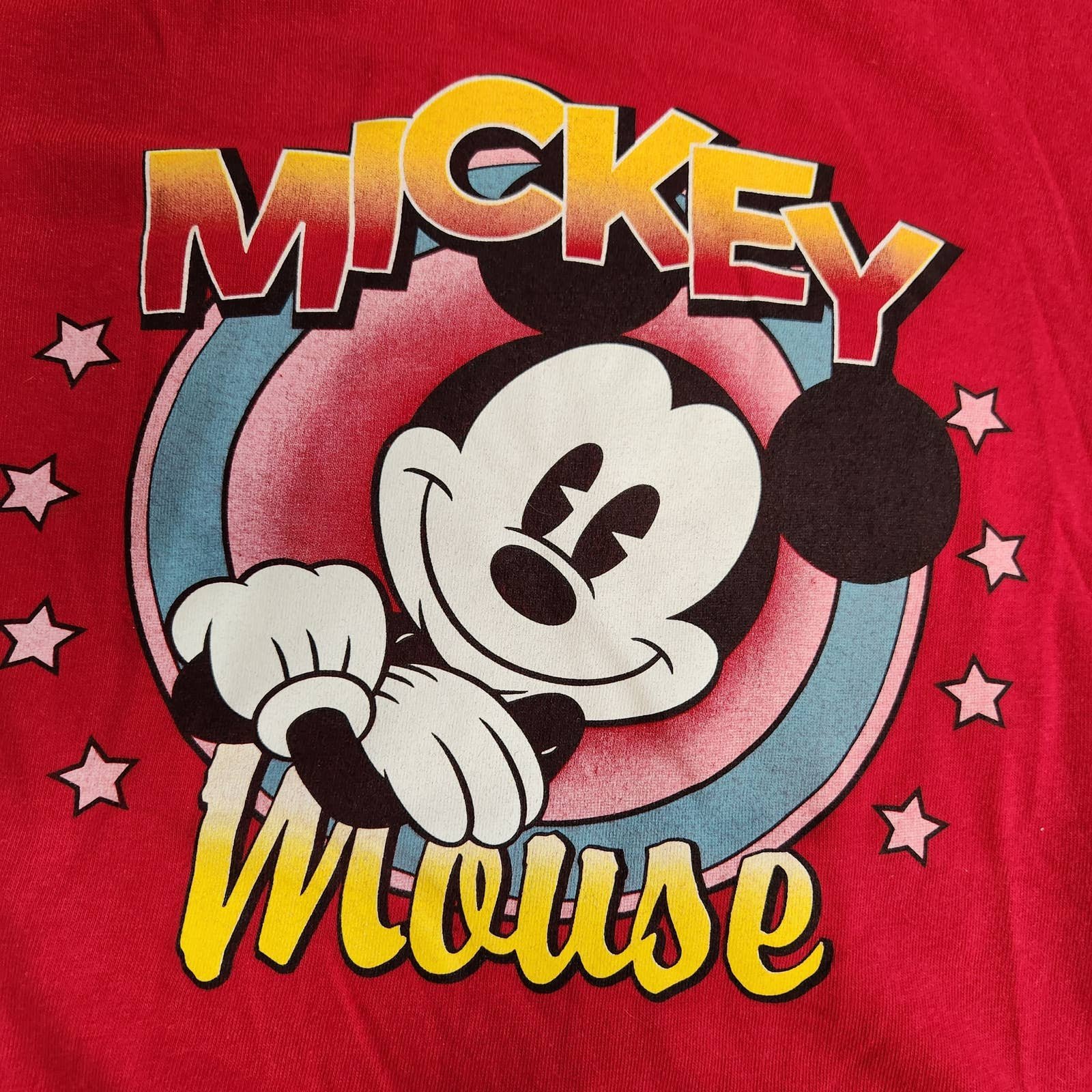 High quality Disney 2X Mickey Mouse Short Sleeve Red T Shirt L26KbWI8n Outlet Store
