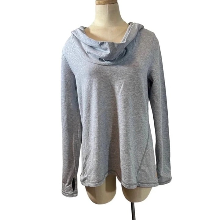 Personality Lucy Gray soft knit athletic top long sleeve hooded Women´s Small MCjoBmaZ0 Low Price