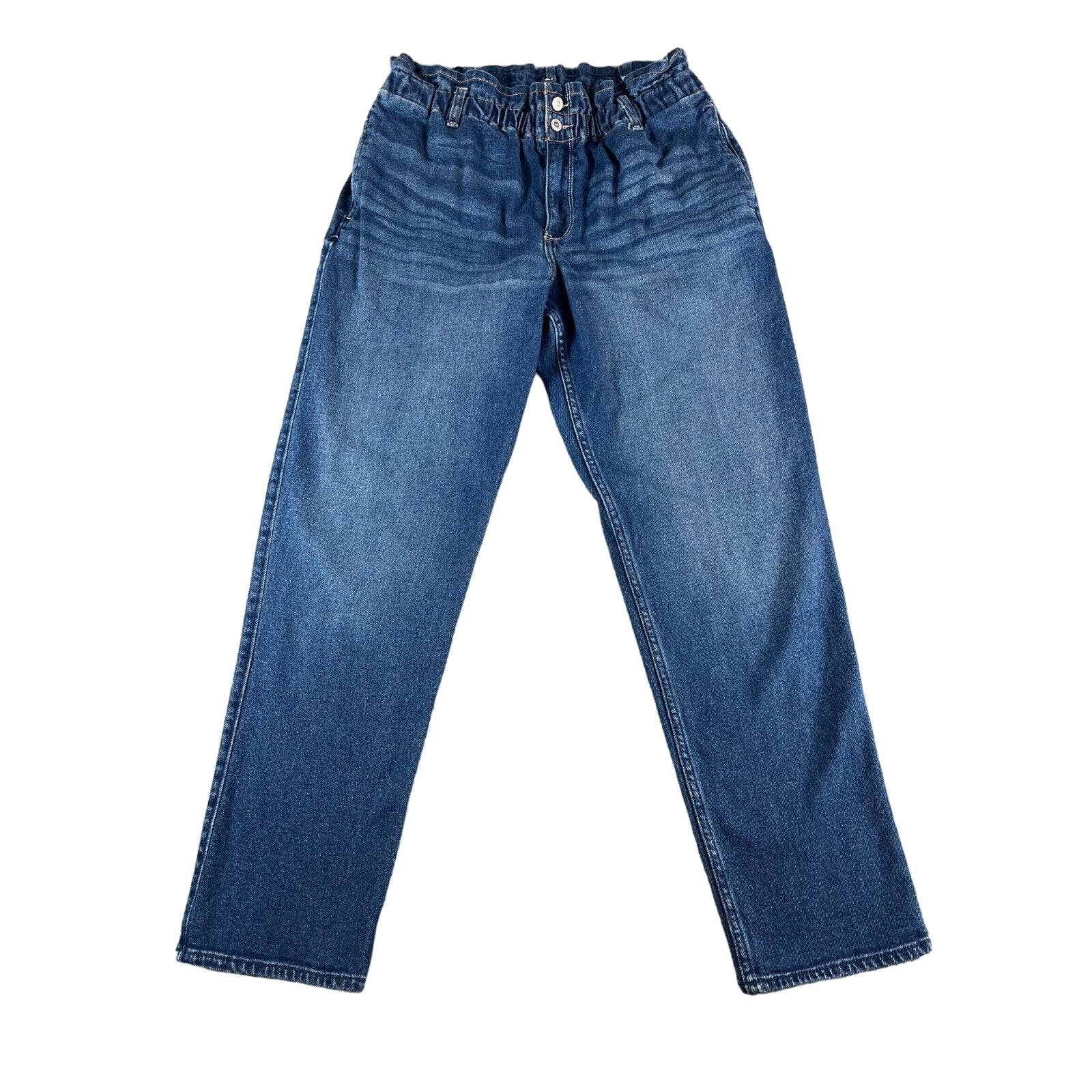 Exclusive Hollister Jeans Womens 13R (31 x 27) Blue Denim Paperbag Ultra High Rise Mom iPYR1tKt1 just buy it