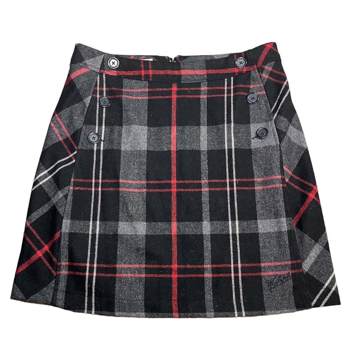 Cheap Wool black plaid Skirt FKuHubujO Online Shop