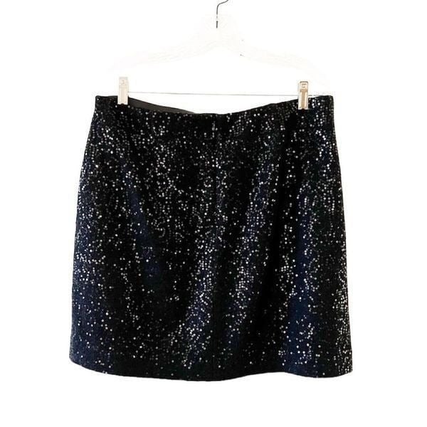 Discounted Ann Taylor Black Sequin Skirt Women’s Size 1