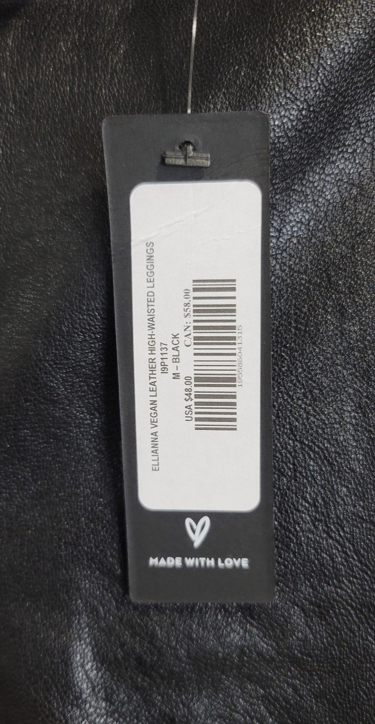 Wholesale price LULUS LEGGINGS Women´s M Ellianna Black Vegan Leather High-Waisted Pants NWT otyQMiQZ9 all for you