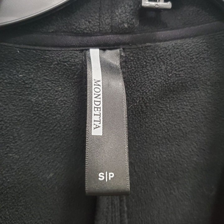 Cheap Mondetta Women´s Black Fleece Double Zip Front Fold Over Moto Jacket Peacoat S Lk9POLzcF on sale