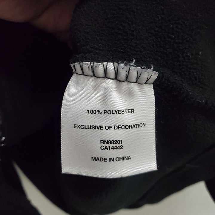 Cheap Mondetta Women´s Black Fleece Double Zip Front Fold Over Moto Jacket Peacoat S Lk9POLzcF on sale
