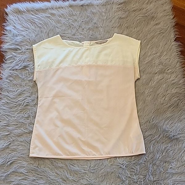 save up to 70% Banana republic white and light pink polyester colorblock tanktop fZIkXFpza outlet online shop