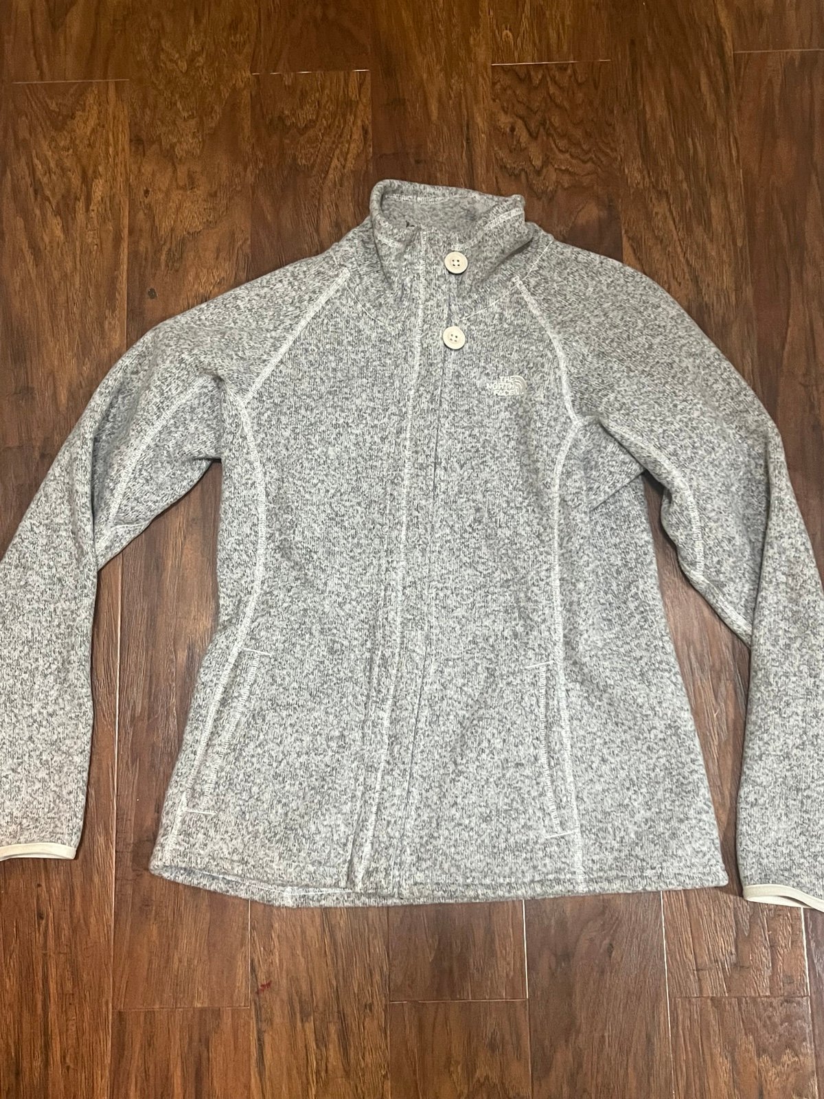 Fashion North Face Crescent Gray Full Zip Jacket  Medium P7292A2fe Low Price