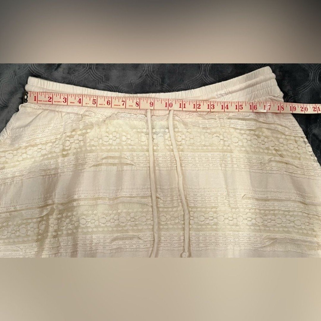 Elegant Torrid Cream Lace A-Line Maxi Skirt Size 1X Drawstring Waist Fully Lined lwRYB8D4E US Sale