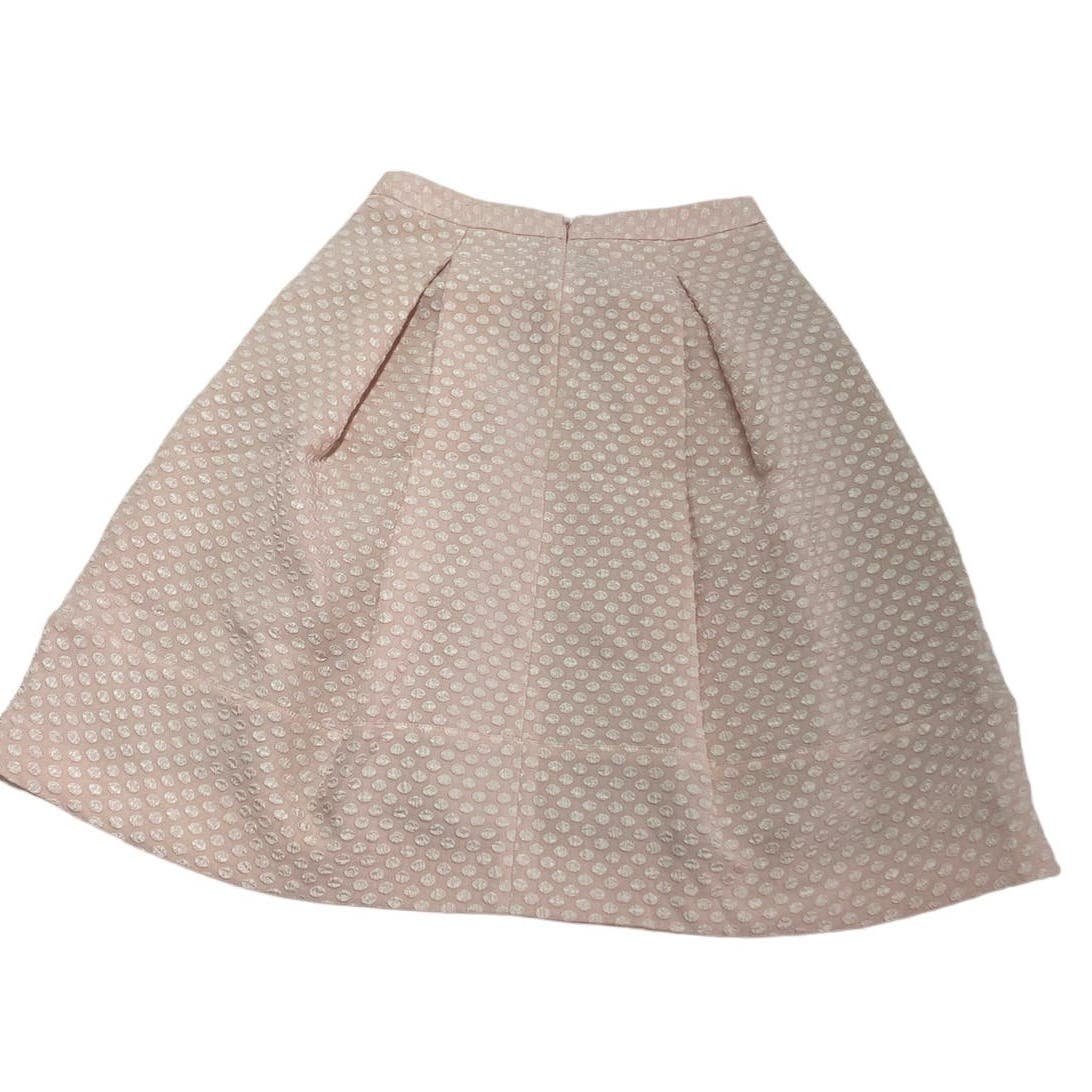 Special offer  Chelsea28 Skirt Womens Small Pink Swiss Dot A-Line Flare Pleated Above Knee PmTMHp7F8 Online Shop