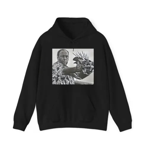 good price Tony Soprano Graphic Print Hooded Sweatshirt