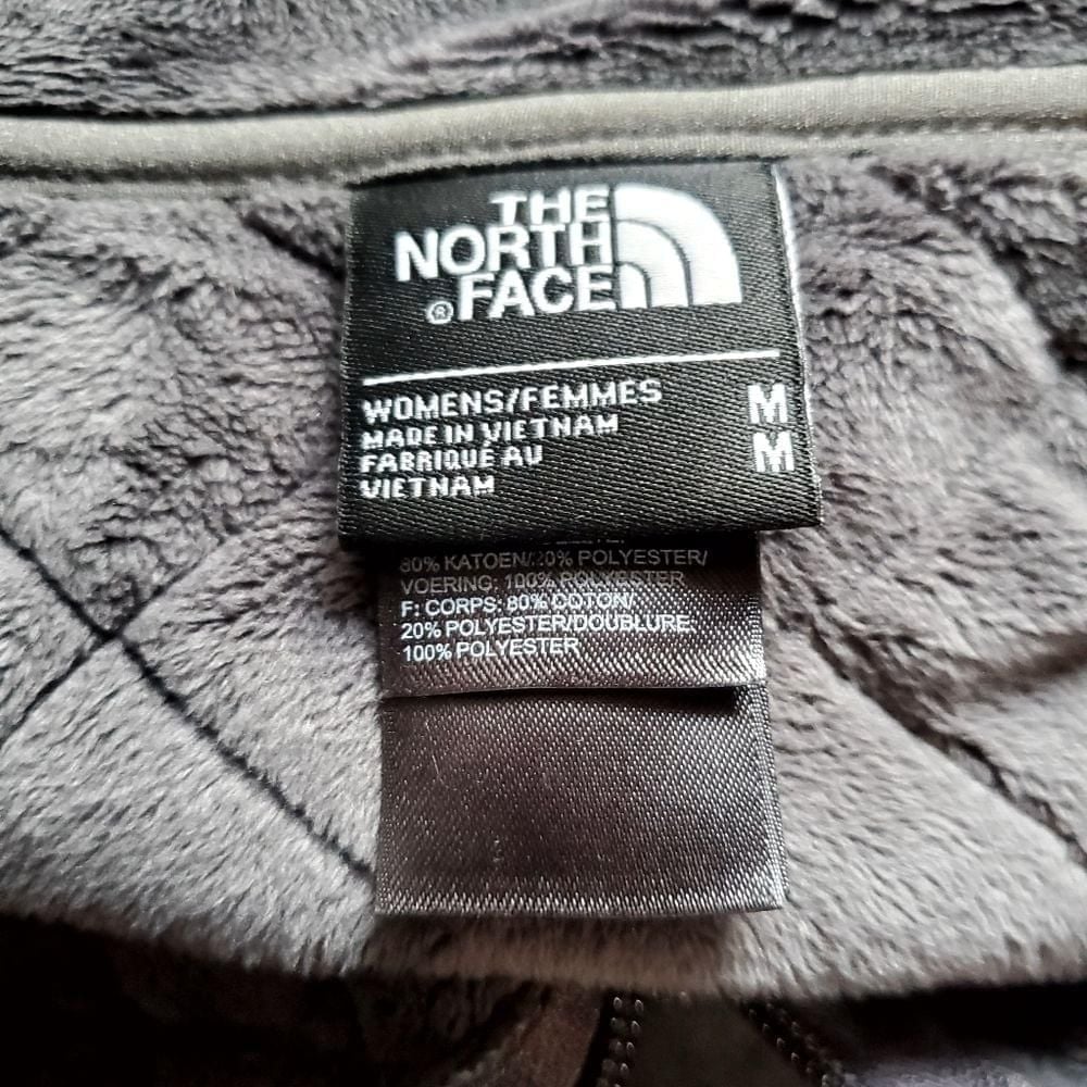 big discount The North Face Gray Button Zip Up Jacket Size Medium LE7gAcGmm no tax