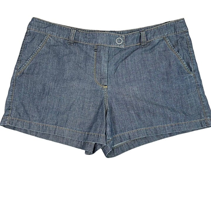 Exclusive New York & Company Womens Denim Shorts Medium Wash 4 Inch Inseam Size 16 p3vHqMMNr US Outlet