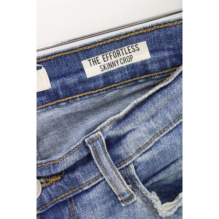 reasonable price Kensie Jeans Womens Blue Denim Light Washed The Effortless Skinny Crop Size 4/27 Mdeb8aXi7 US Outlet