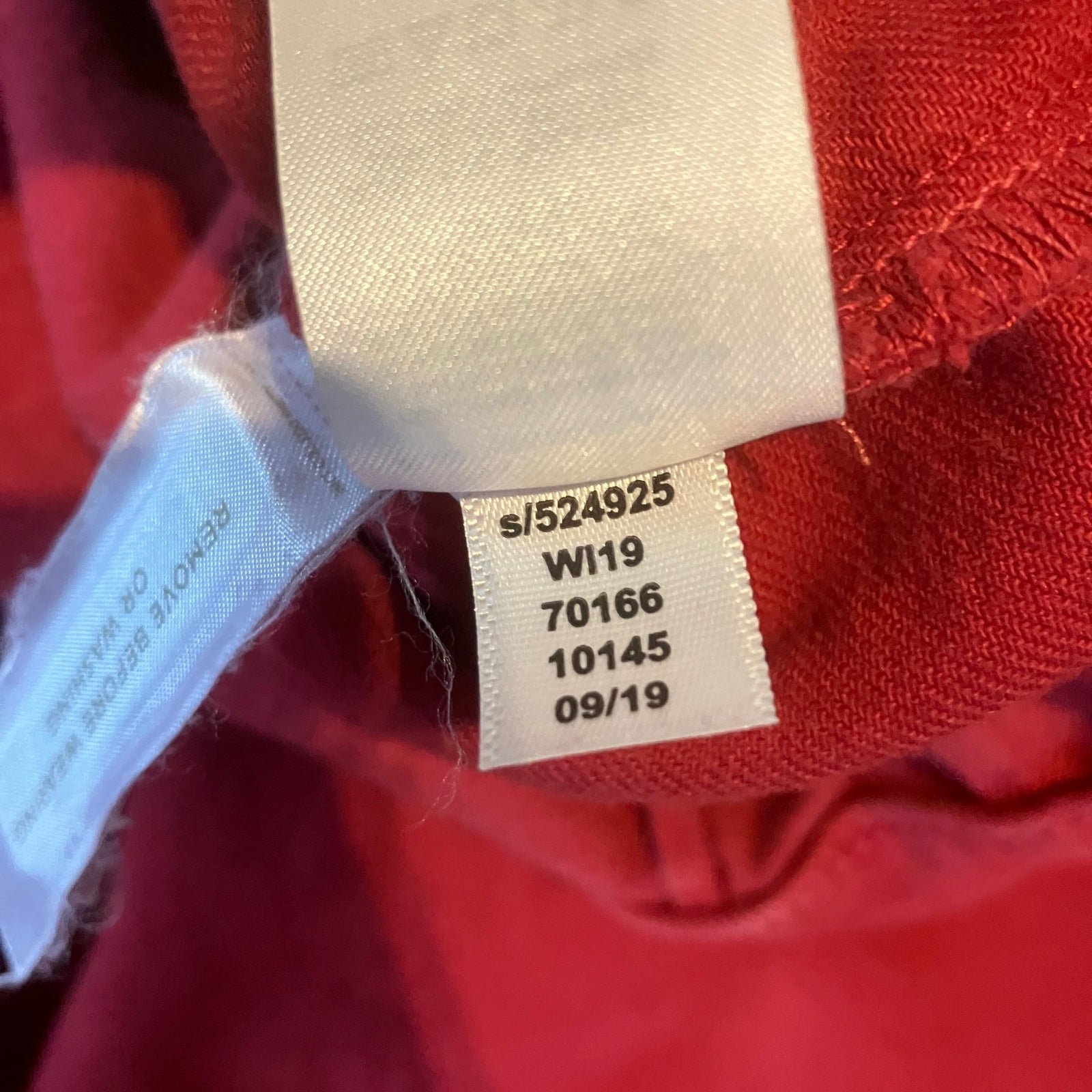 Custom LOFT NWOT Red Button Front A-Line Midi Skirt (Size 8) IfujN2CxT Discount