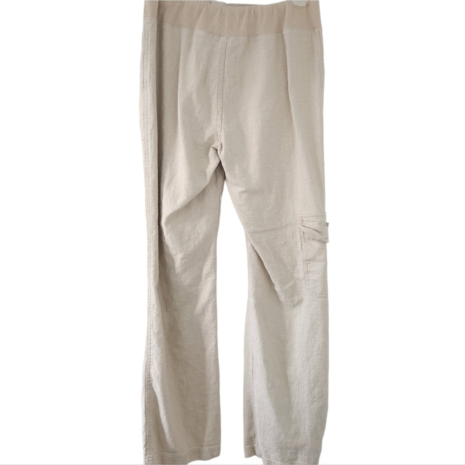 Discounted Soft Surroundings Linen Blend Pants Beige XS Xsmall Coastal Lagenlook Trouser OBbRKpLAm High Quaity