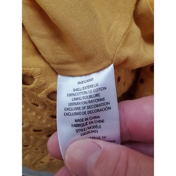 Wholesale price Ten Sixty Sherman Eyelet Detail High Waisted Yellow Shorts - size XS PNBcgLdHP Cool