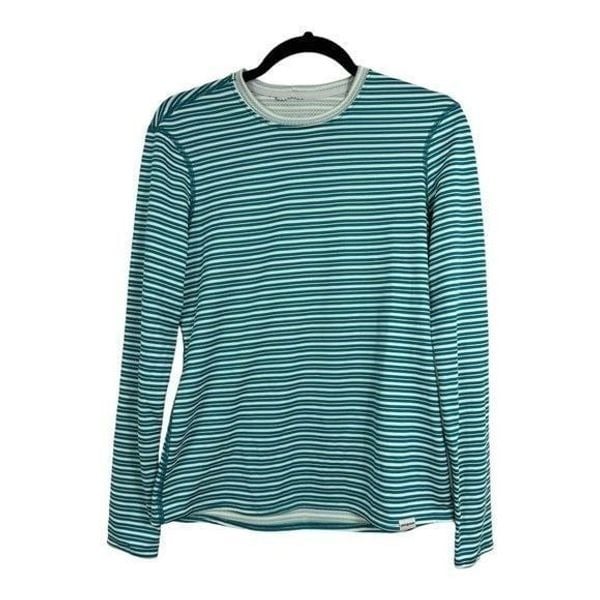 reasonable price Patagonia Capilene Midweight 3 Polartec Striped Long Sleeve Top size small Jcmv8bEdt hot sale