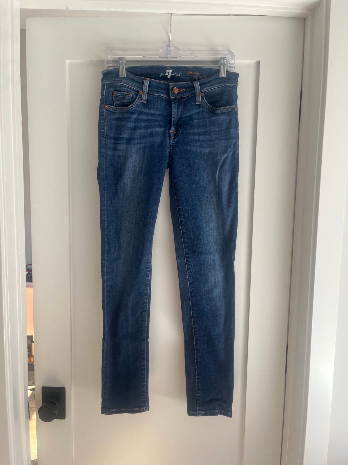 where to buy  7 for All Mankind Slim Cigarette Jeans Sz