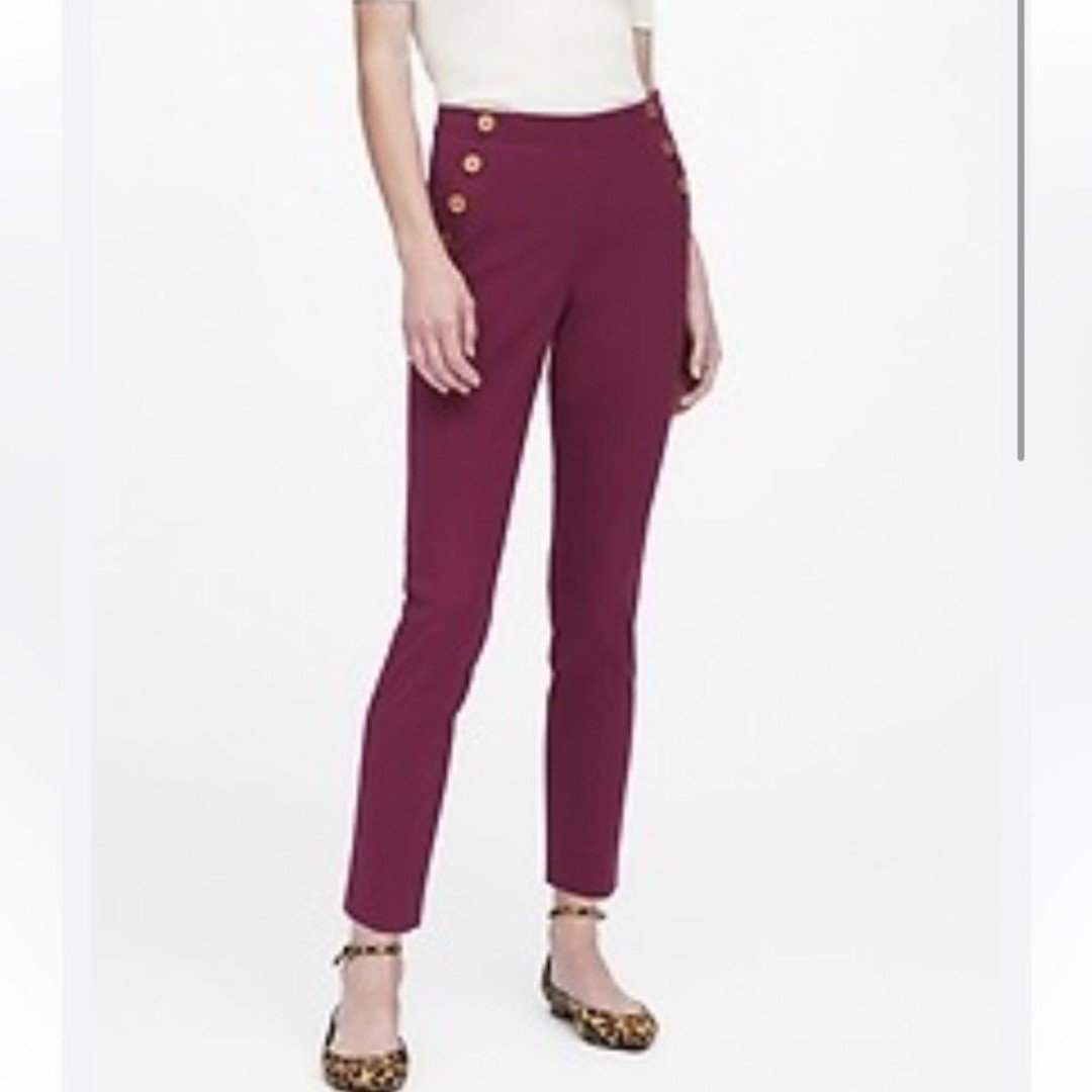 floor price 89th & Madison Women’s Burgundy Pull On Skinny Pants Ankle Length Size Small jWvt5PXeW online store