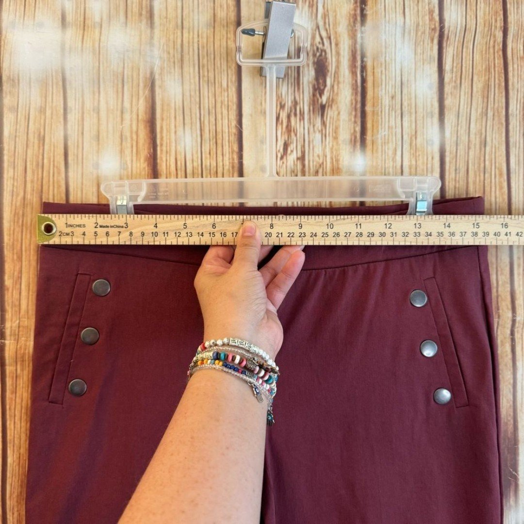 floor price 89th & Madison Women’s Burgundy Pull On Skinny Pants Ankle Length Size Small jWvt5PXeW online store