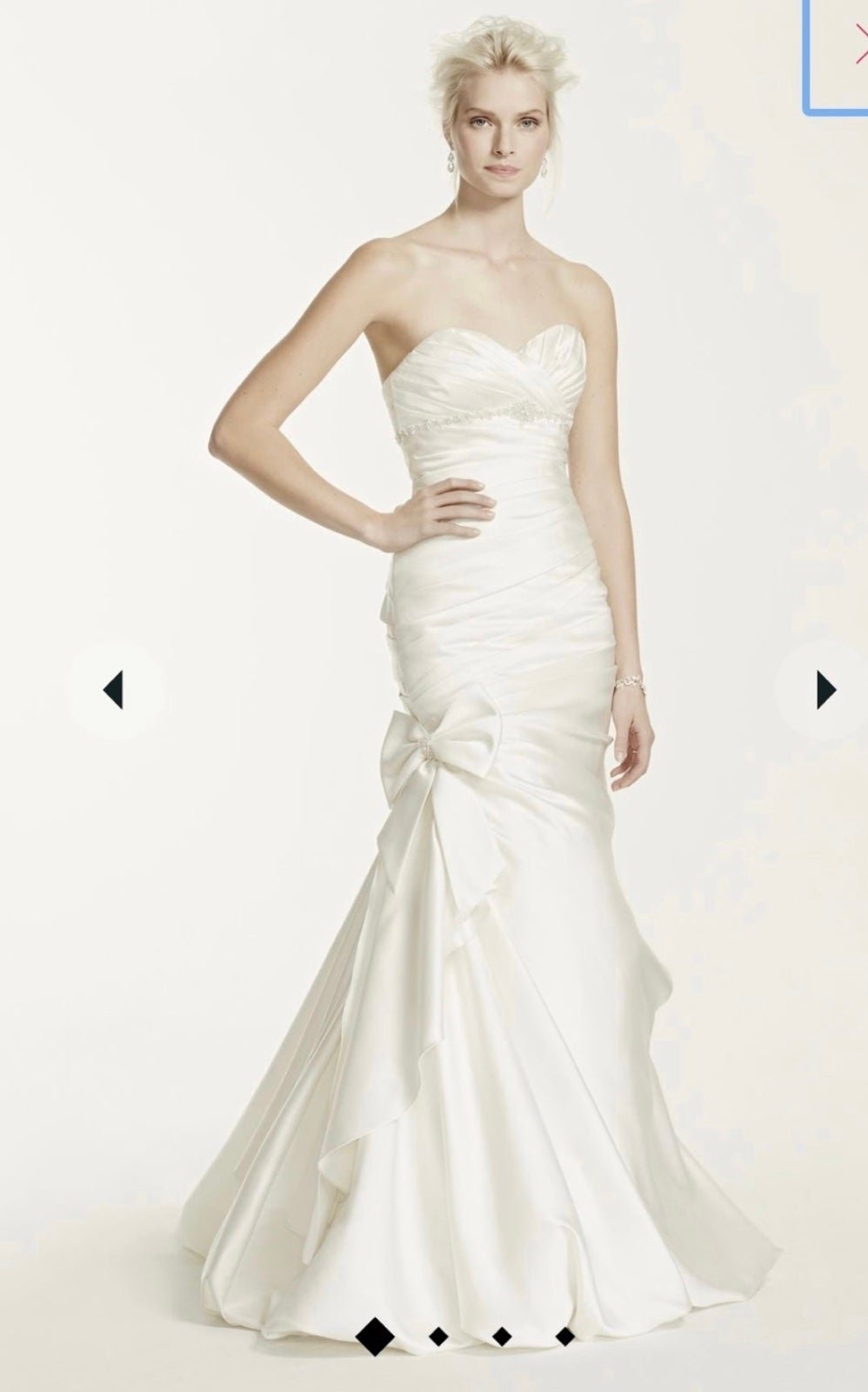 Personality NWT ivory strapless mermaid wedding dress G8NCOI7Yb hot sale