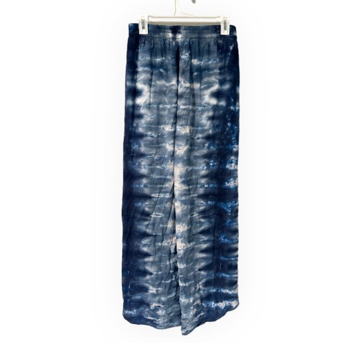 Exclusive Young Fabulous & Broke Palms Blue Tie Dye Split Leg Pants Size Small Boho JsI6mTRFW Low Price