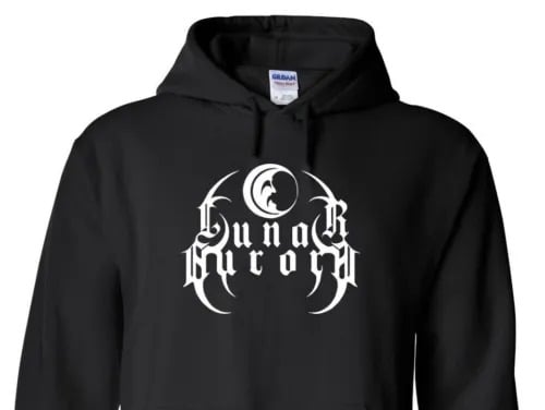Amazing Lunar Aurora Black Metal Hoodie ITISHrrvr Store Online