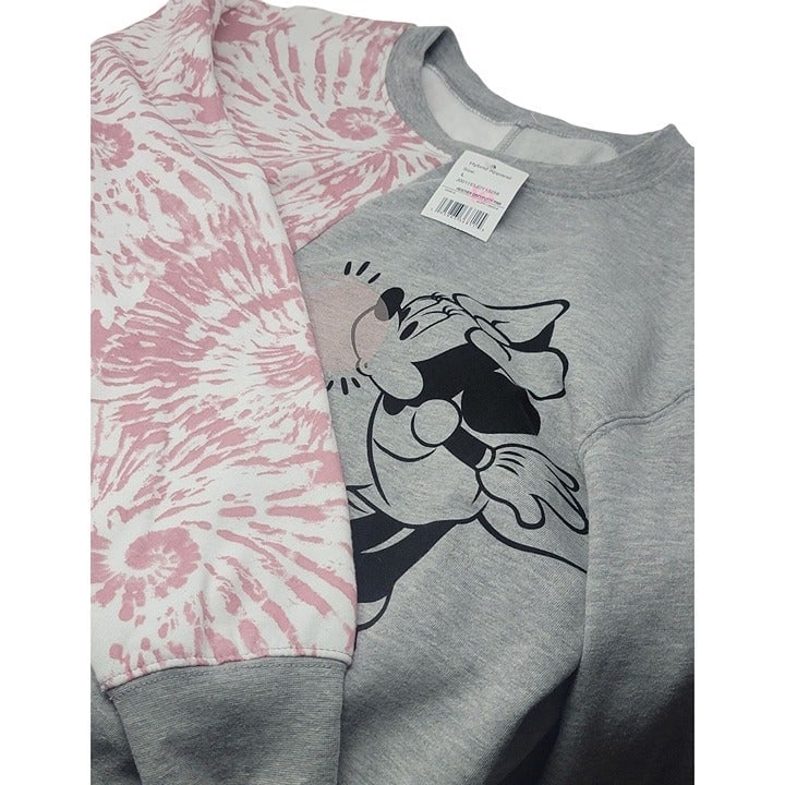 Beautiful Disney Minnie Mouse Long Sleeve Sweatshirt Si