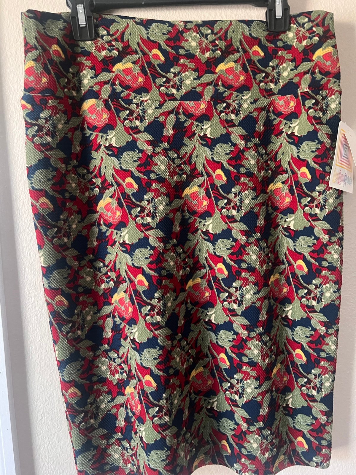 Exclusive LulaRoe Beautiful Floral Cassie Pencil Skirt -Large K9CNTDPEi no tax