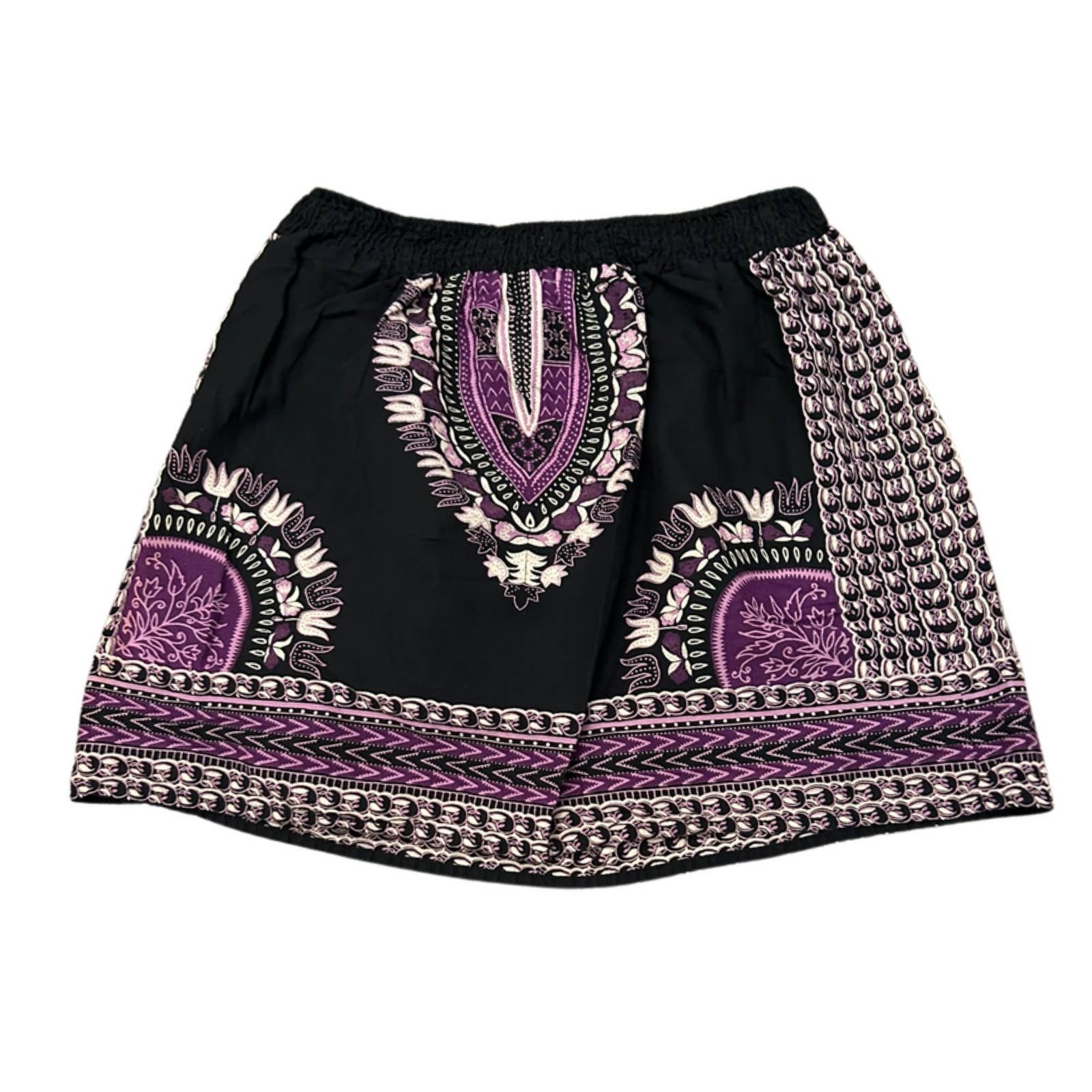 Beautiful Cotton Mini Skirt with Vibrant Print Perfect 
