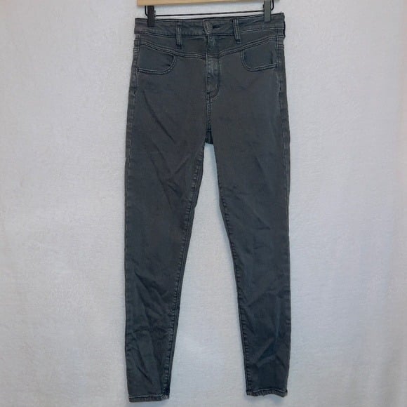 large selection American Eagle AE Gray Wash Super Stret