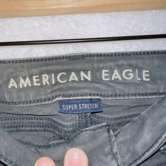 large selection American Eagle AE Gray Wash Super Stretch Super Hi Rise Jegging Jeans 8 Short p7jm8V5ON Everyday Low Prices