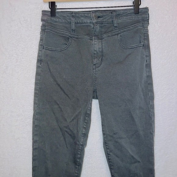 large selection American Eagle AE Gray Wash Super Stretch Super Hi Rise Jegging Jeans 8 Short p7jm8V5ON Everyday Low Prices