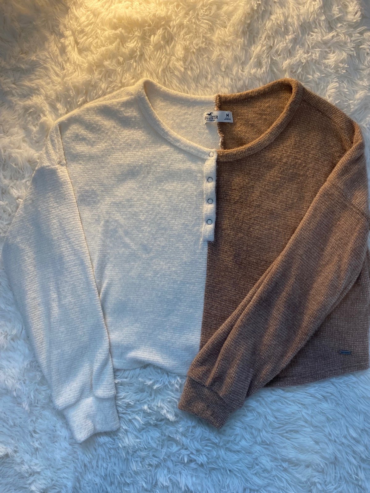where to buy  Hollister split color sweater LGXyu5EYG F