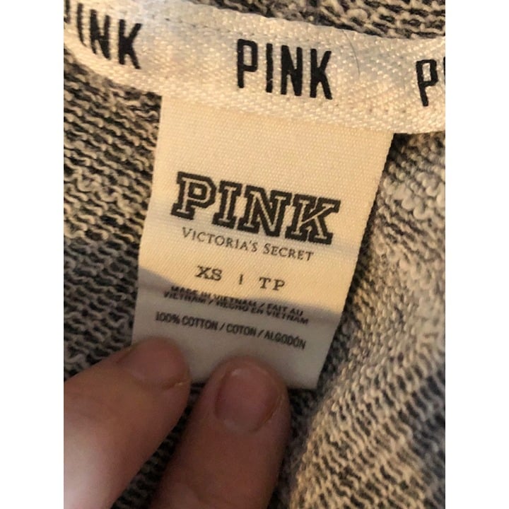 Perfect Pink hooded zip-up XS heathered grey ksKwt8whf Zero Profit 