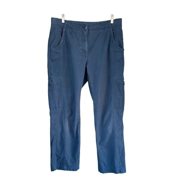 Stylish 0539 L.L. Bean Blue Classic Fit Stretch Cargo Pants Size 10 lb2gpzAHn Discount