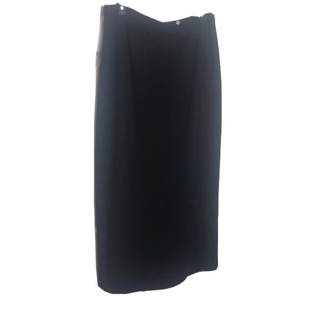Great Josephine Chaus Black Lined Skirt Back Split Long