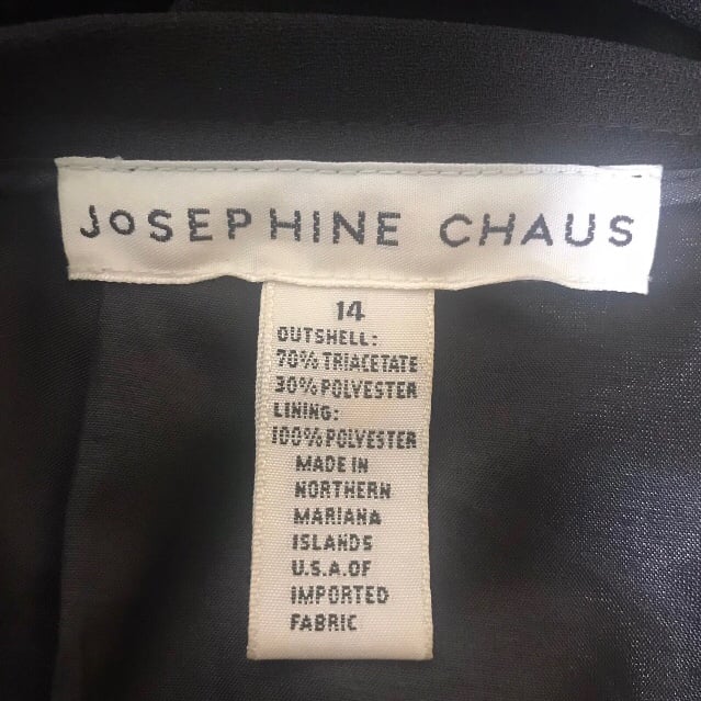 Great Josephine Chaus Black Lined Skirt Back Split Long Size 14 h6efsdRFX Buying Cheap