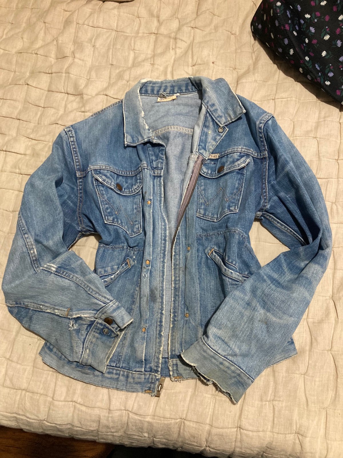 Gorgeous Vintage Wrangler jean jacket IpYVkrDuS outlet 